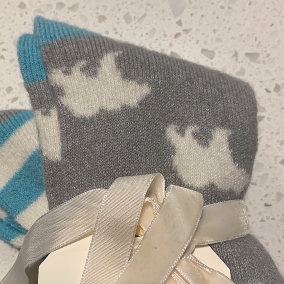 LOFT Polar Bear and Stripes 2-Pack Cozy Socks New With Tag - Picture 3 of 8